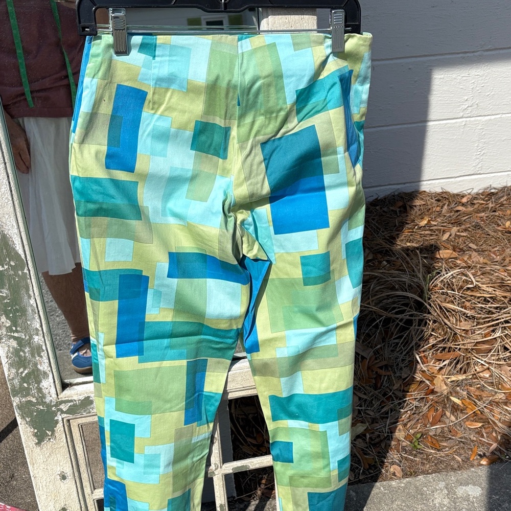 Colorful Geometric Pattern Pants - Picture 4 of 6